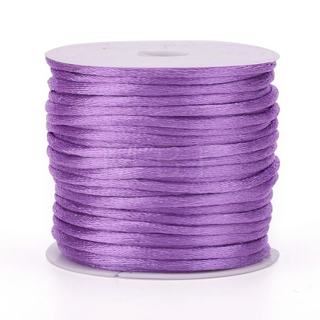 Nylon Satin Rattail Cords NWIR-L006-1.5mm-07-1