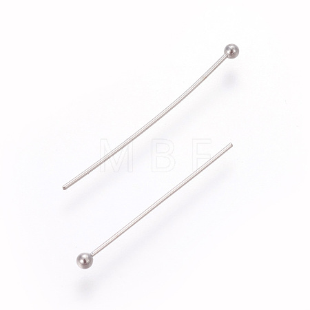 Tarnish Resistant 304 Stainless Steel Ball Head Pins STAS-E452-01P-F-1