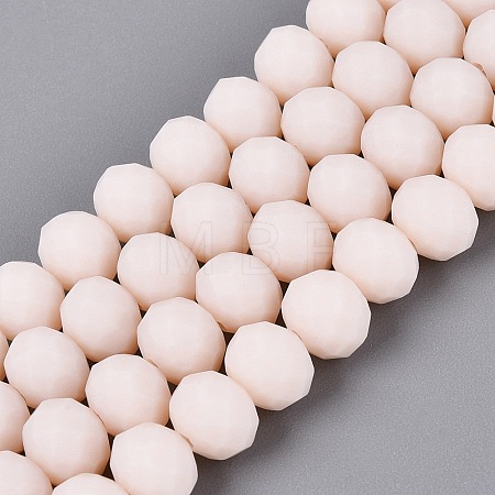 Glass Beads Strands EGLA-A034-P8mm-MD17-A-1