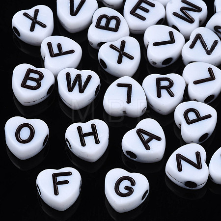 Opaque Acrylic Beads SACR-S273-51-A01-1