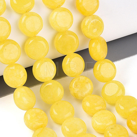 Dyed Natural White Jade Beads Strands G-T143-16K-1