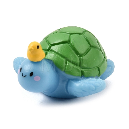 Sea Animals Opaque Resin Turtle with Duck Figurine RE-CBA1AA1-03A-1
