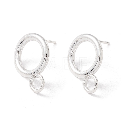 304 Stainless Steel Stud Earring Findings X-STAS-P308-02A-S-1