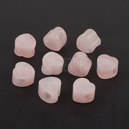 Natural Rose Quartz European Beads G-F580-C01-1
