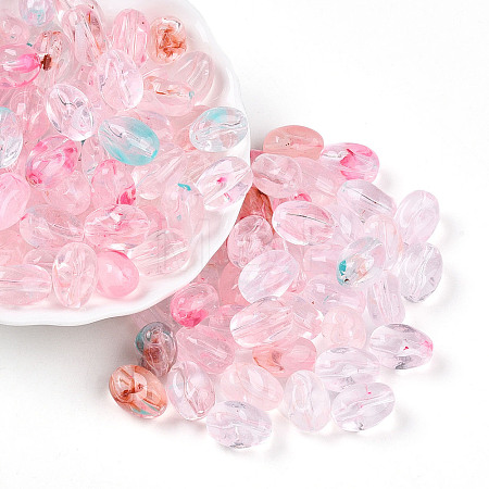 Transparent Acrylic Beads TACR-T028-38C-1