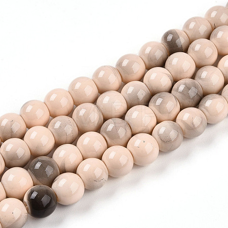 Baking Paint Glass Beads X1-DGLA-N013-8mm-06-1