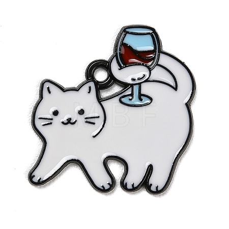 Alloy Enamel Pendants FIND-E060-04B-A-1