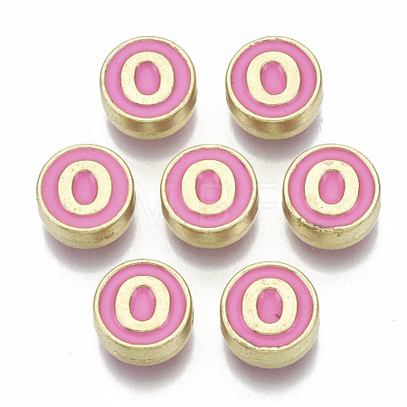 Alloy Enamel Beads X-ENAM-S122-028O-NR-1