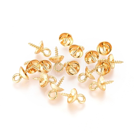 201 Stainless Steel Peg Bails Pendants STAS-TAC0002-30C-G-1