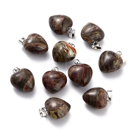 Natural Rhyolite Jasper Pendants G-I311-A27-1