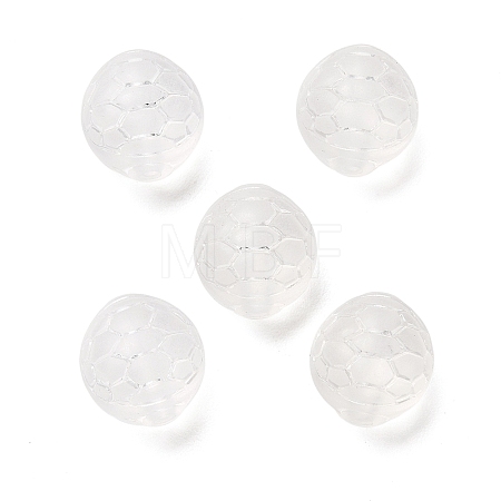 Frosted Acrylic Beads OACR-G037-01D-1