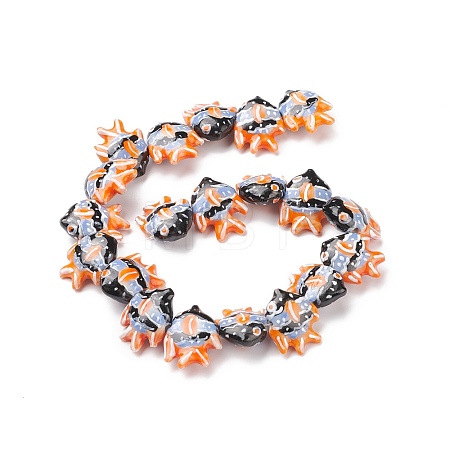 Handmade Porcelain Beads PORC-G002-54I-1