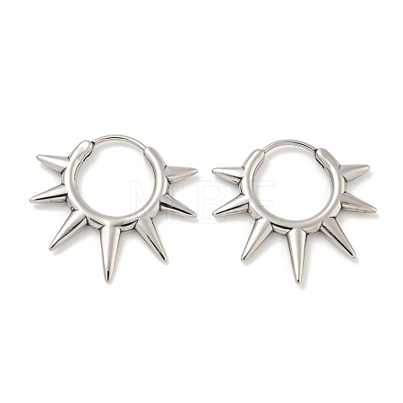 Non-Tarnish 316 Surgical Stainless Steel Hoop Earrings EJEW-D096-08G-P-1