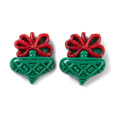 Christmas Decorations Theme Opaque Resin Decoden Cabochons RESI-Z026-01J-1