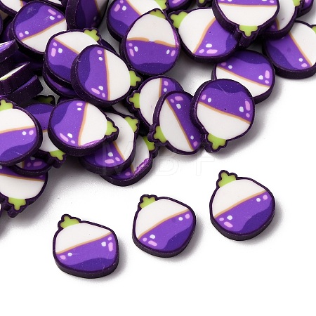 Handmade Polymer Clay Cabochons CLAY-B007-03G-1