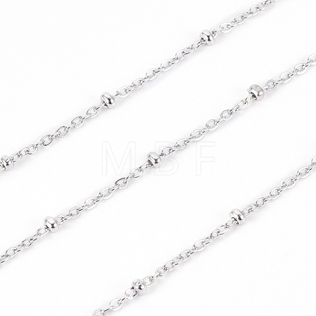 Tarnish Resistant 304 Stainless Steel Cable Chains CHS-I003-V01-A-P-1