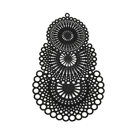 Bohemian 430 Stainless Steel Big Pendants STAS-G396-01D-06-1