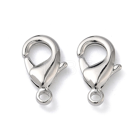Brass Lobster Claw Clasps KK-H256-03P-01-1