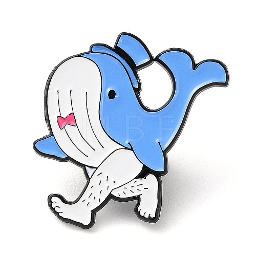 Sea Animal Enamel Pins JEWB-E027-04EB-04-1