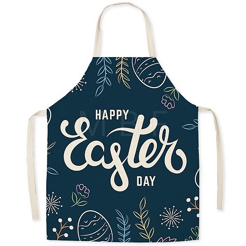 Cute Easter Egg Pattern Polyester Sleeveless Apron PW-WG98916-29-1