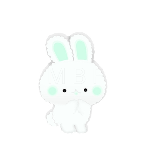 Rabbit Silicone Beads PW-WGC6D22-03-1