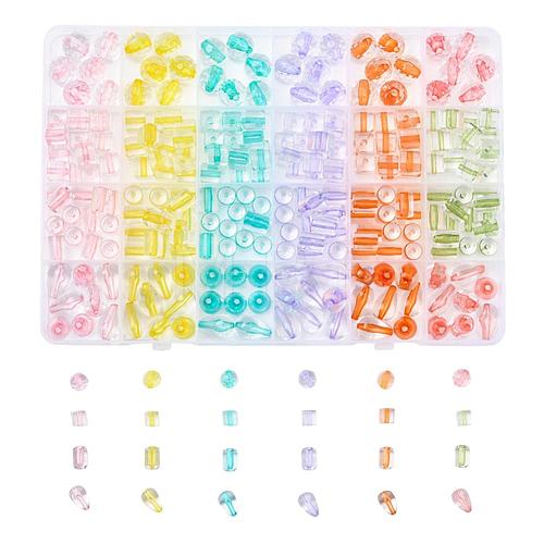 Transparent Acrylic Beads TACR-YW0001-30-1