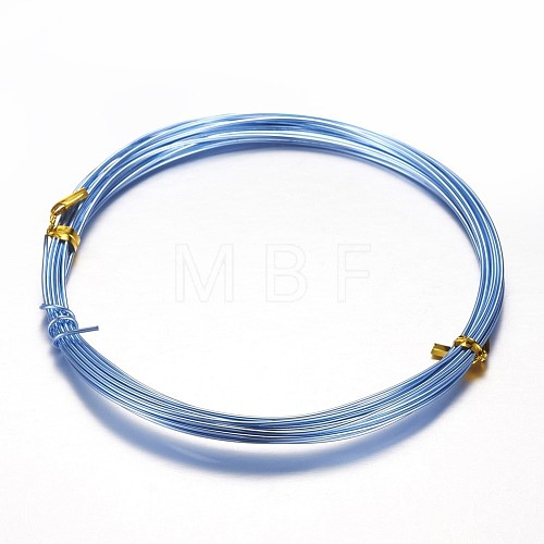 Round Aluminum Craft Wire AW-D009-1.5mm-10m-19-1