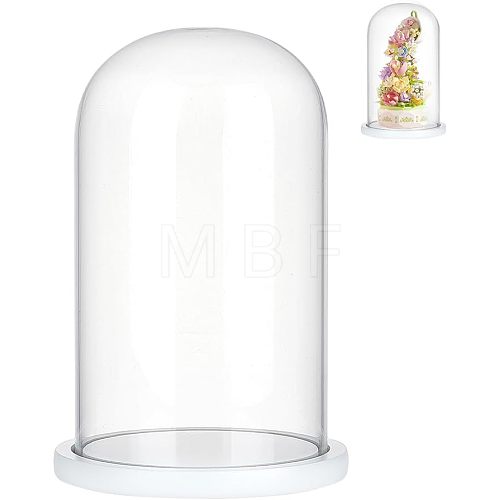 Glass Dome Cover AJEW-WH0001-95B-1
