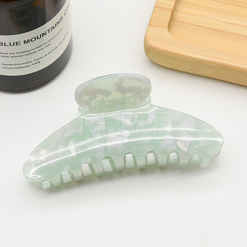 Large Cellulose Acetate(Resin) Hair Claw Clips OHAR-PW0003-015D-1