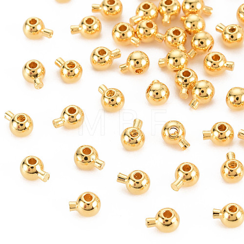 Rack Plating Brass Beads KK-N233-204-1