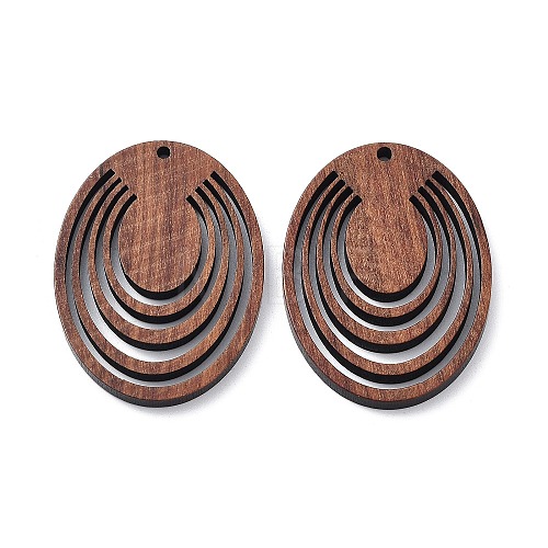 Walnut Wood Laser Cut Pendants X-WOOD-Q051-04F-1