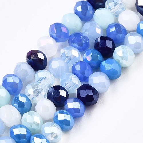 Glass Beads Strands GLAA-T006-16C-1