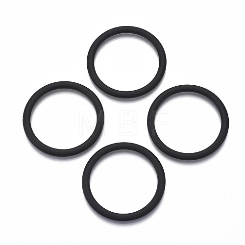 Spray Painted CCB Plastic Linking Rings CCB-R104-17A-01-1