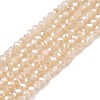 Electroplate Glass Beads Strands EGLA-T021-03L-1