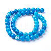 Natural Agate Beads Strands G-G754-09-8mm-2