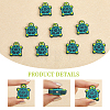 10Pcs Food Grade Eco-Friendly Silicone Beads SIL-CA0001-66-5
