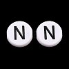 Opaque Acrylic European Beads AC-CBA3BDD-01N-1