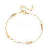 Brass Satellite Chains Bracelets for Women BJEW-N032-08E-G-2
