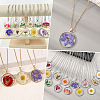 20Pcs 304 Stainless Steel Open Back Bezel Pendants PALLOY-BBC00009-7