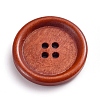 Natural Wooden Buttons BUTT-WH0015-03A-25mm-1