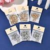 SHEGRACE Brass Micro Pave Clear Cubic Zirconia Charms XGRQ4S997-749G-5