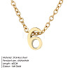 304 Stainless Steel Number Pendant Necklaces FS-WG6717D-04-1