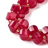 Natural Quartz Dyed Beads Strands G-U023-A02-19-4