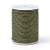 Round Waxed Polyester Cord X-YC-G006-01-1.0mm-37-1