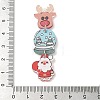 Christmas Printed Acrylic Big Pendants MACR-F086-03B-3