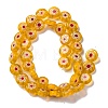 Handmade Millefiori Lampwork Beads Strands LAMP-G164-04D-2