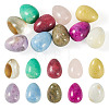10Pcs Natural & Synthetic Gemstone Egg Display Decorations G-TA0003-43-1