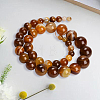 1 Strand  Natural Banded Agate Graduated Beads Strands G-PA0002-04C-3