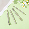 4Pcs 4 Styles DIY Alloy Leather Carving Embossing Tool FIND-BBC0004-28-7