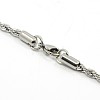 Rope Chain Necklace for Men NJEW-F027-42-C-3